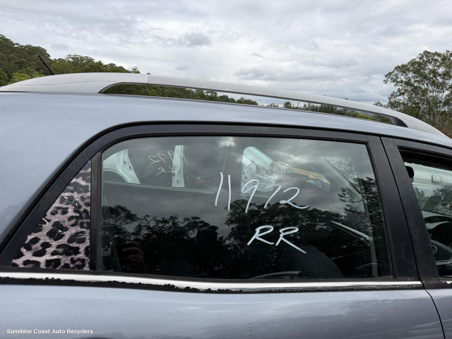 2011-2019 Ssangyong Korando Right Rear Door Window