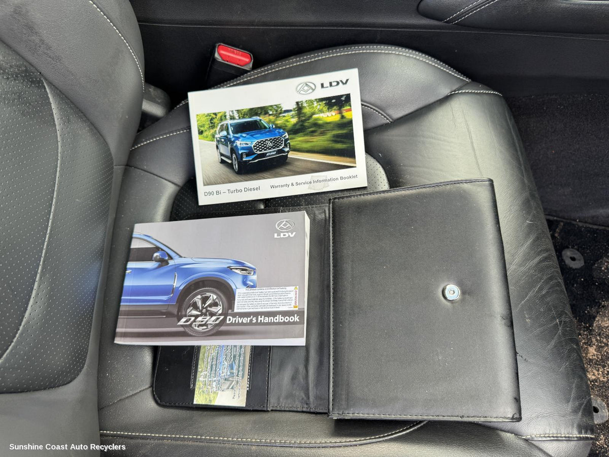 2017-2026 Ldv D90 Owners Handbook