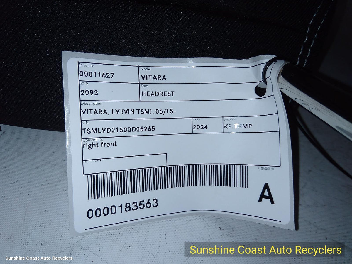 2015-2026 Suzuki Vitara Headrest