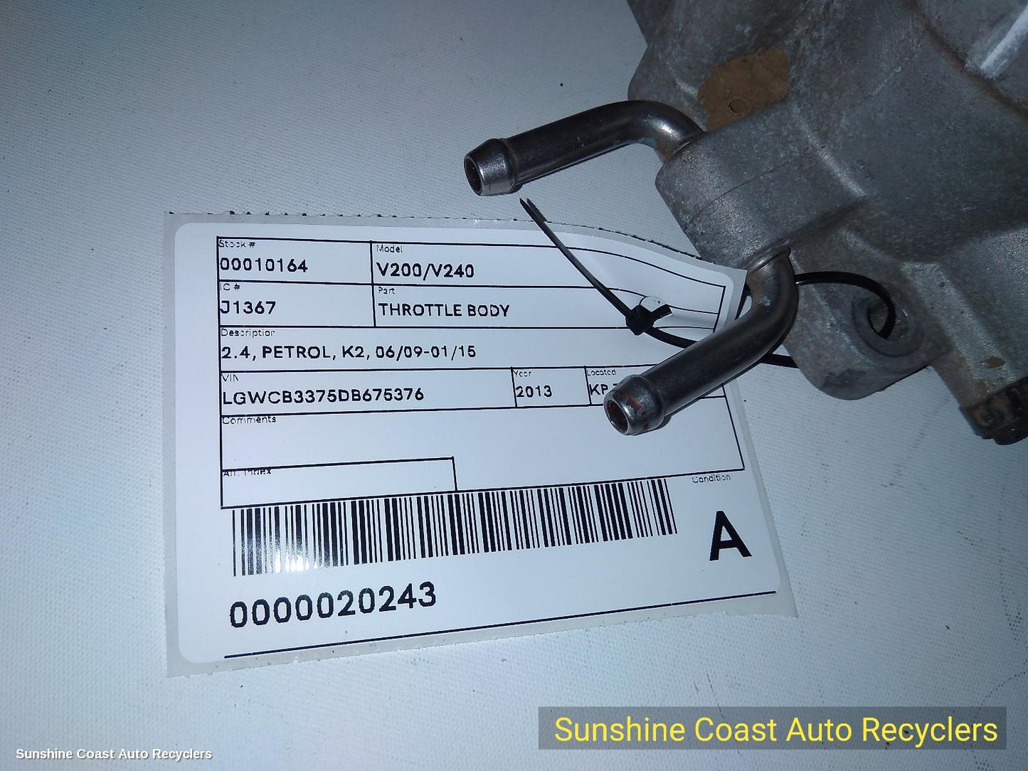 2013 Great Wall V200/v240 Throttle Body