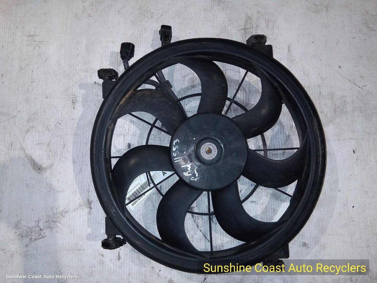 2010-2012 Hyundai I20 Fan