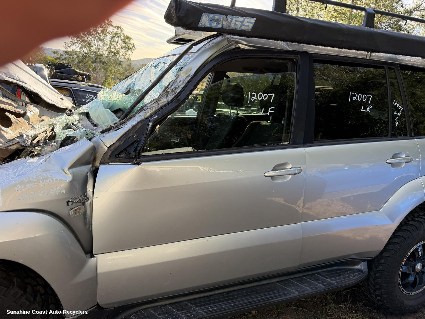2003-2009 Toyota Prado Left Front Door Window