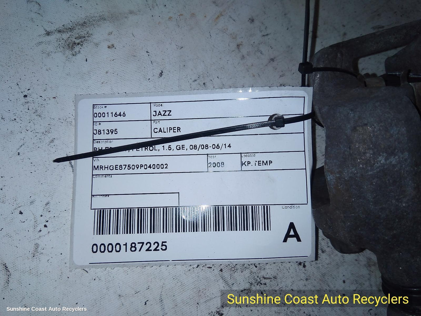 2008-2014 Honda Jazz Caliper