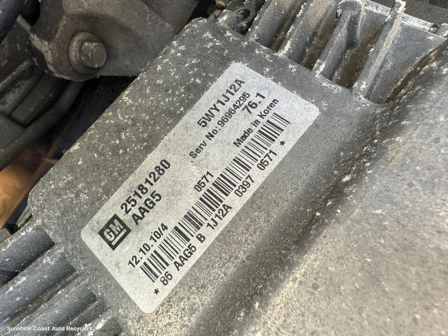 2010 Holden Cruze Ecu