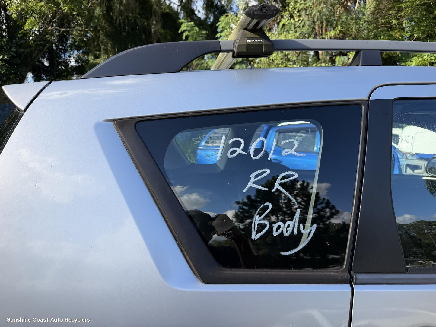 2009-2012 Mitsubishi Outlander Right Rear Side Glass
