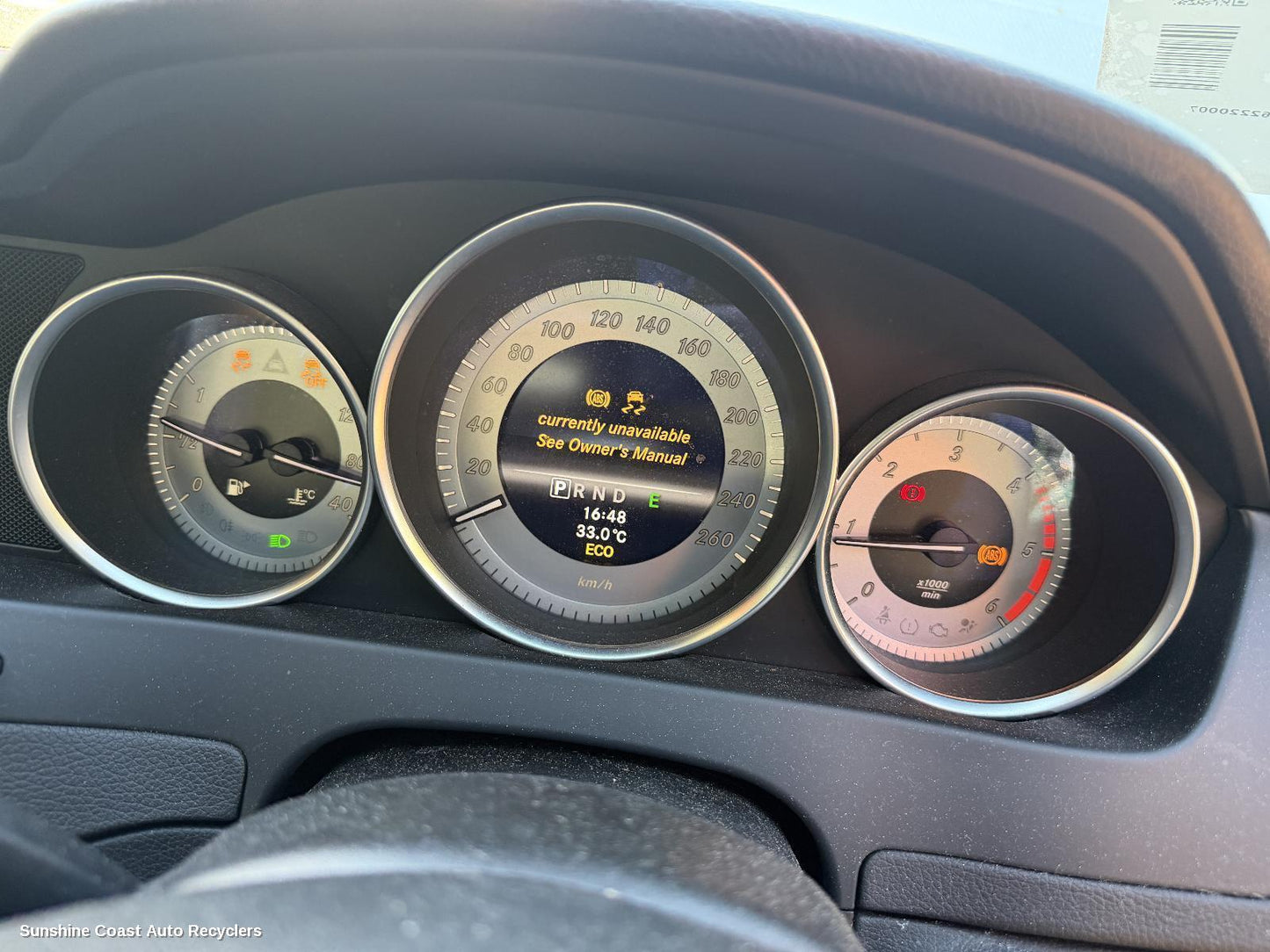 2011-2015 Mercedes C Class Instrument Cluster