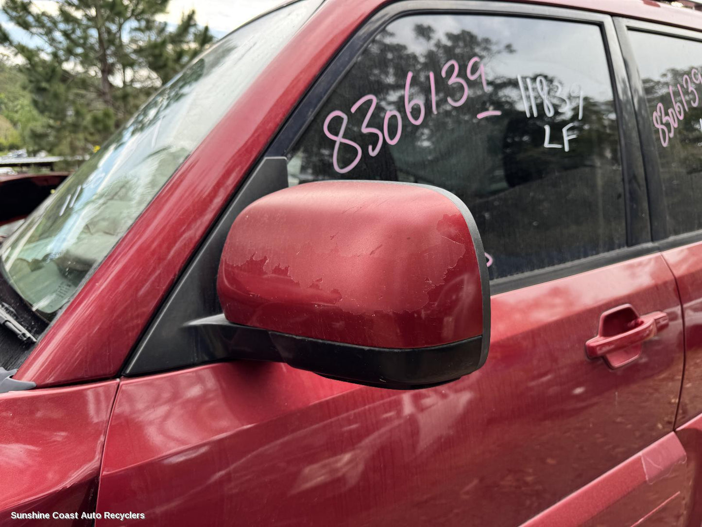 2009 Mitsubishi Pajero Left Door Mirror