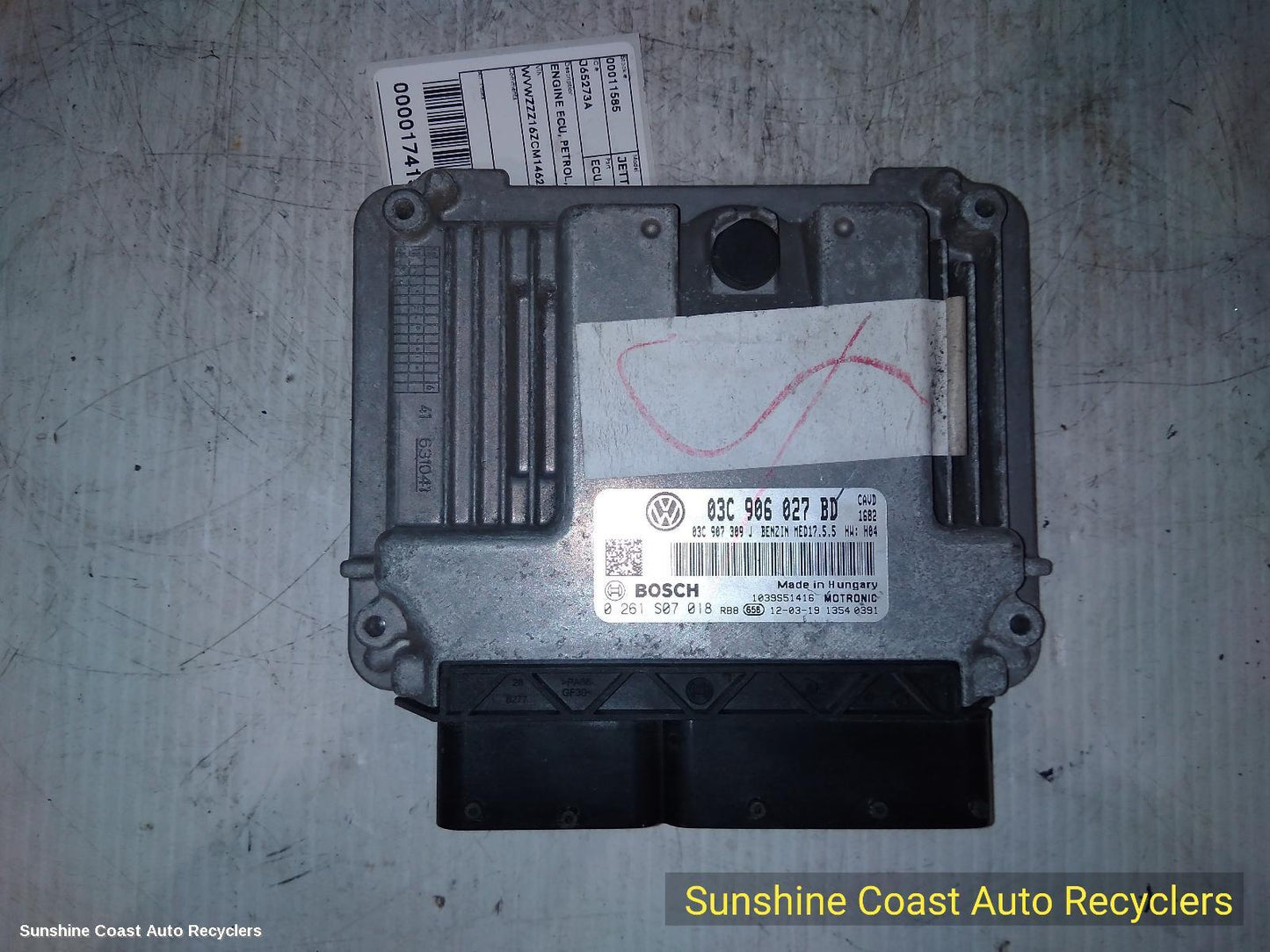 2012 Volkswagen Jetta Ecu