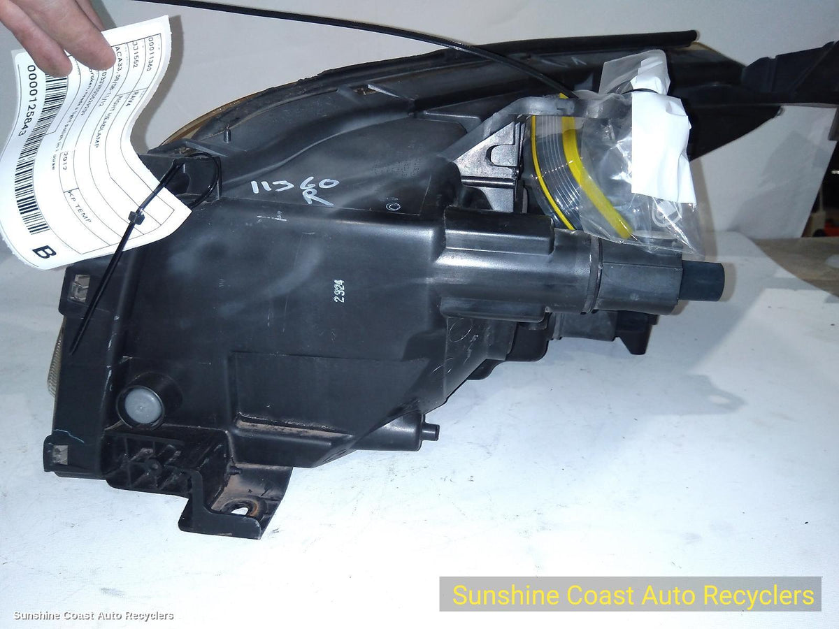 2008-2012 Toyota Rav4 Right Headlamp