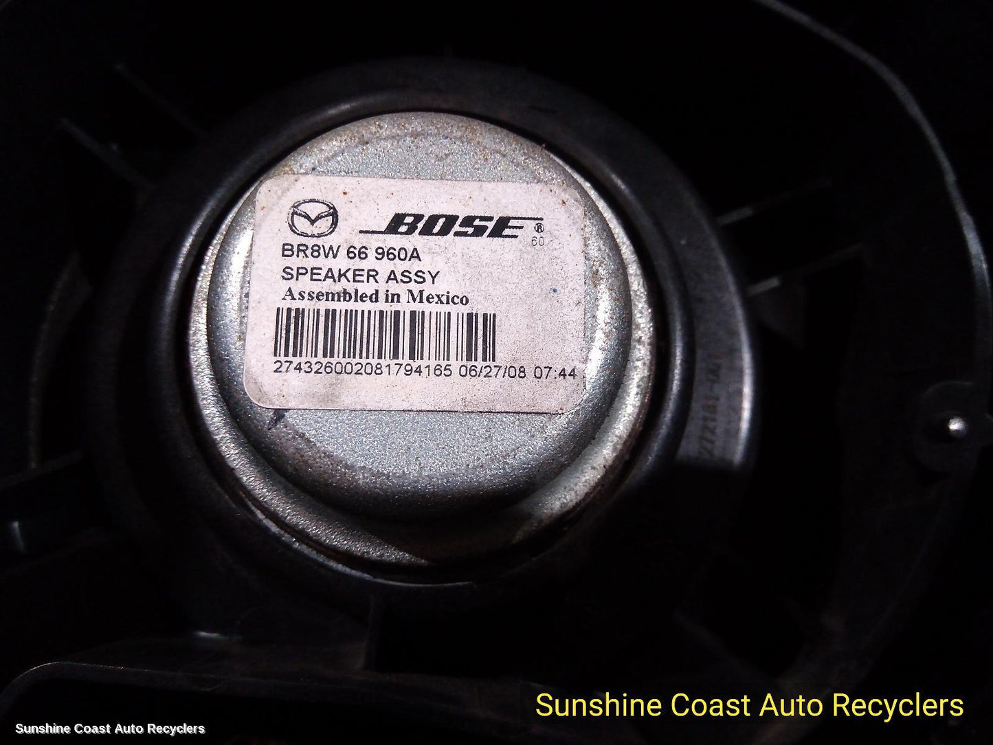 2012 Mazda Cx9 Right Rear Wnd Reg Motor
