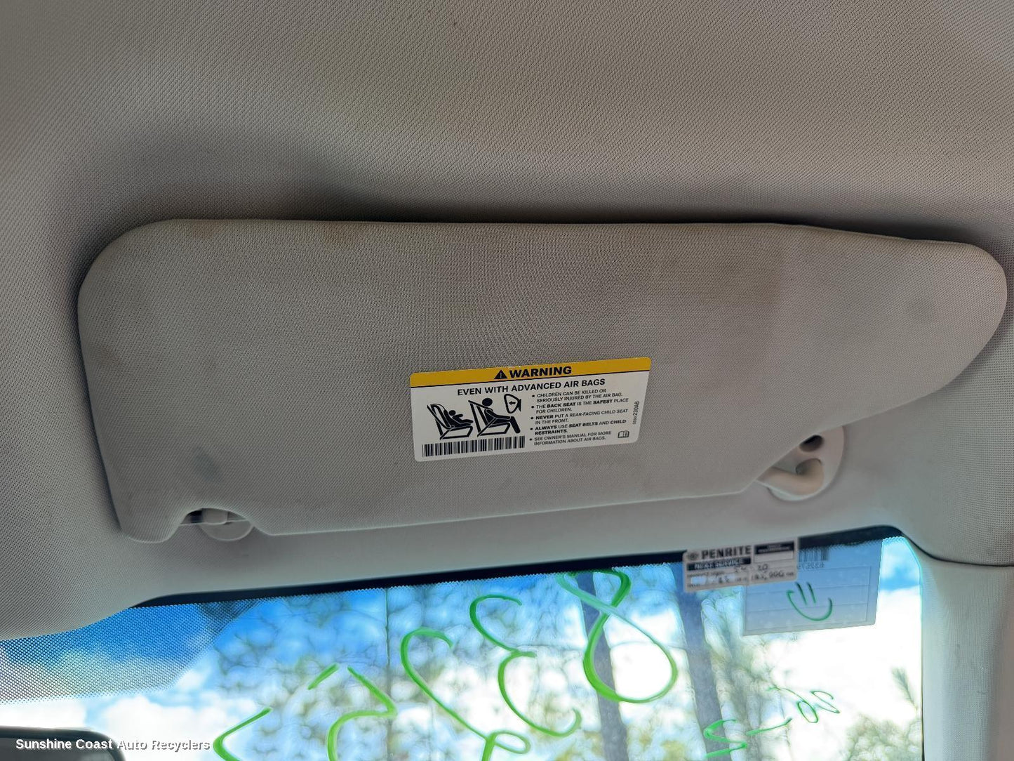 2007-2011 Dodge Nitro Sunvisor