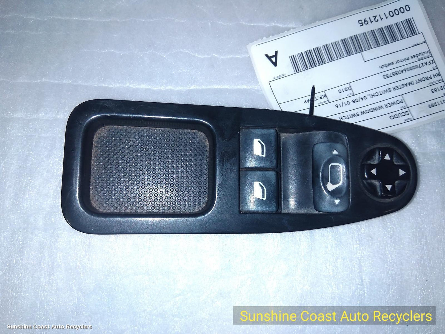 2010 Fiat Scudo Pwr Dr Wind Switch