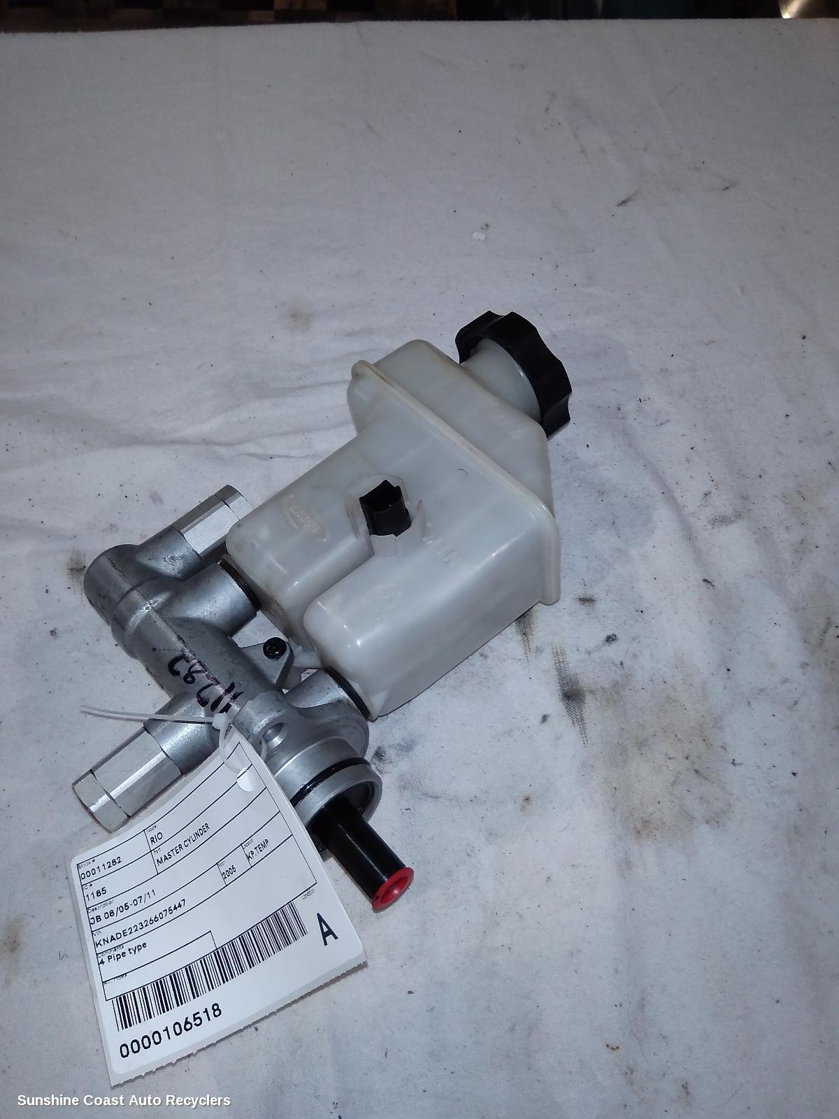 2005 Kia Rio Master Cylinder