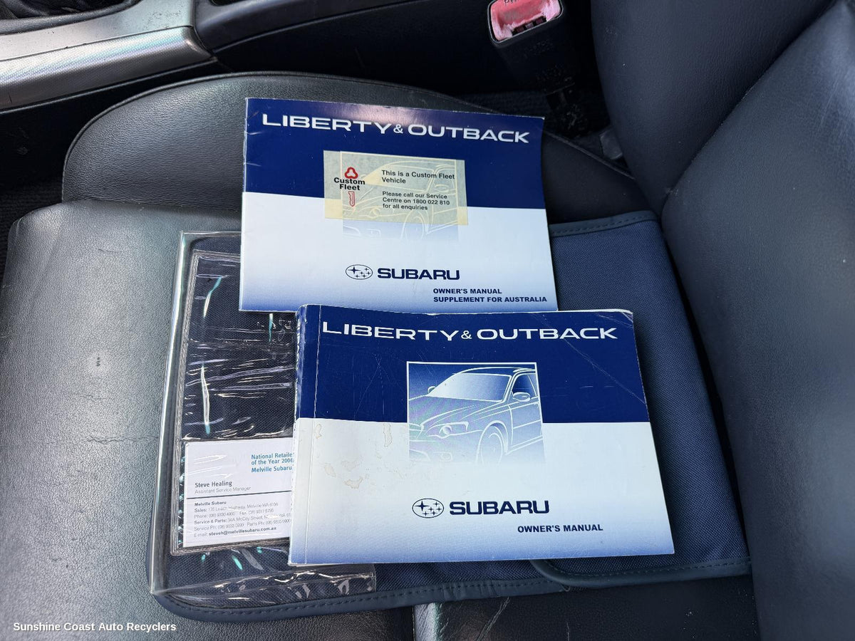 2003-2009 Subaru Outback Owners Handbook