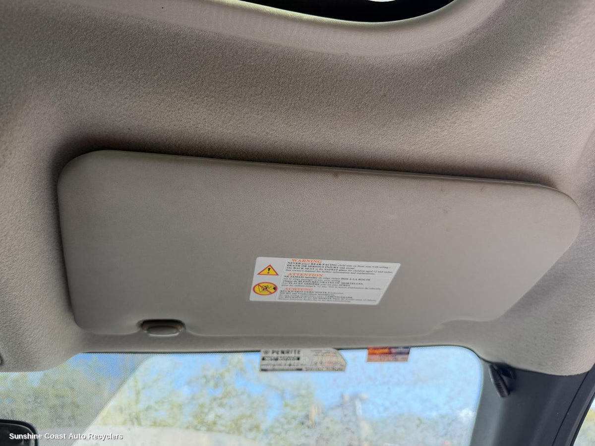 2007-2013 Nissan Xtrail Sunvisor
