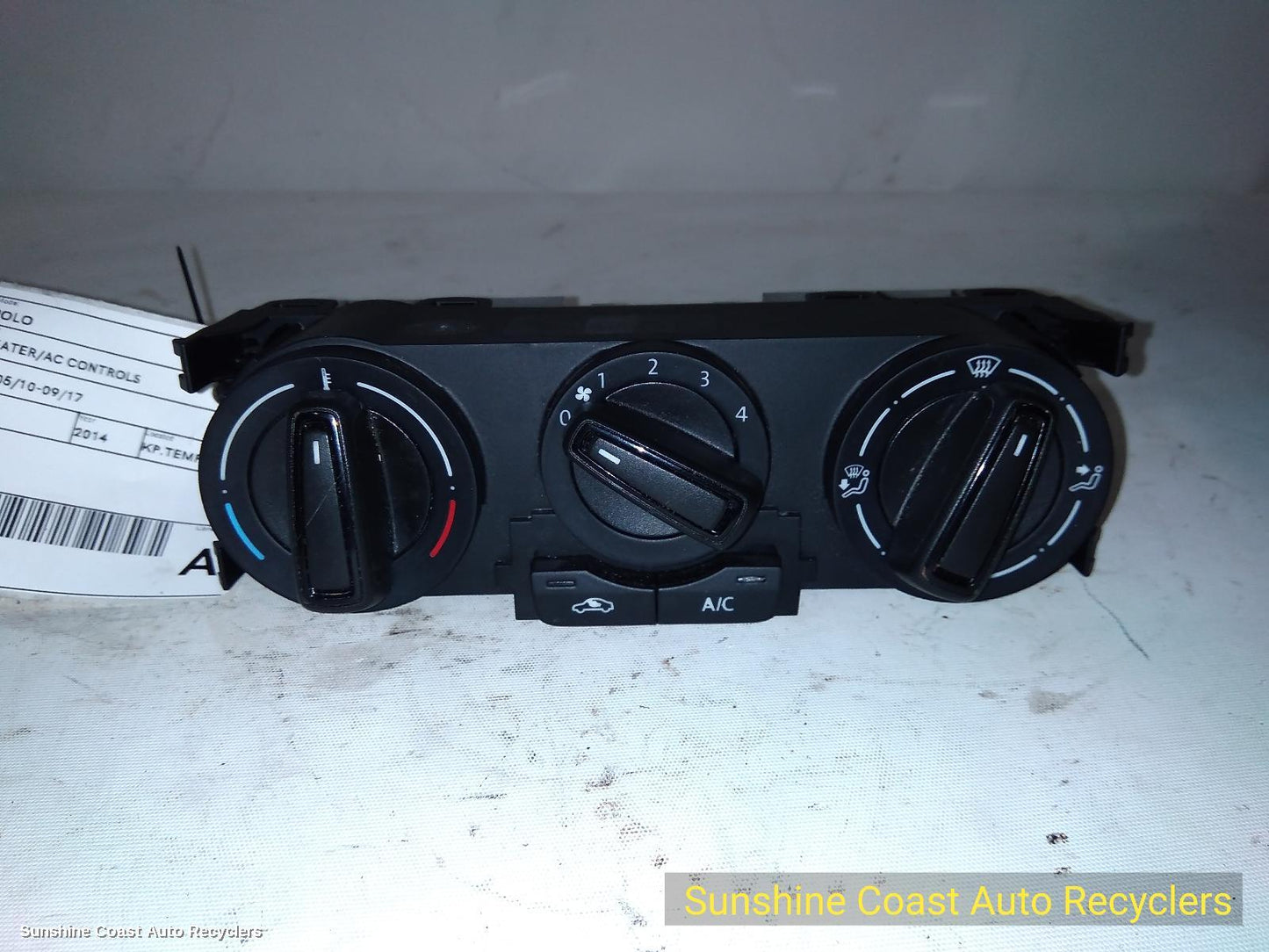 2014 Volkswagen Polo Heater Ac Controls