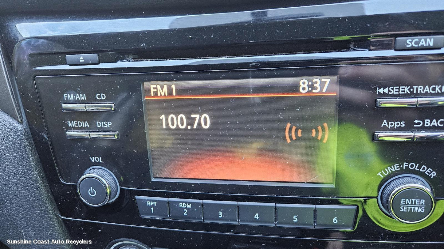 2013-2017 Nissan Qashqai Radio Cd Dvd Sat Tv