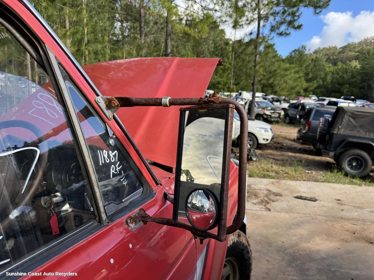 1984 Toyota Landcruiser Right Door Mirror