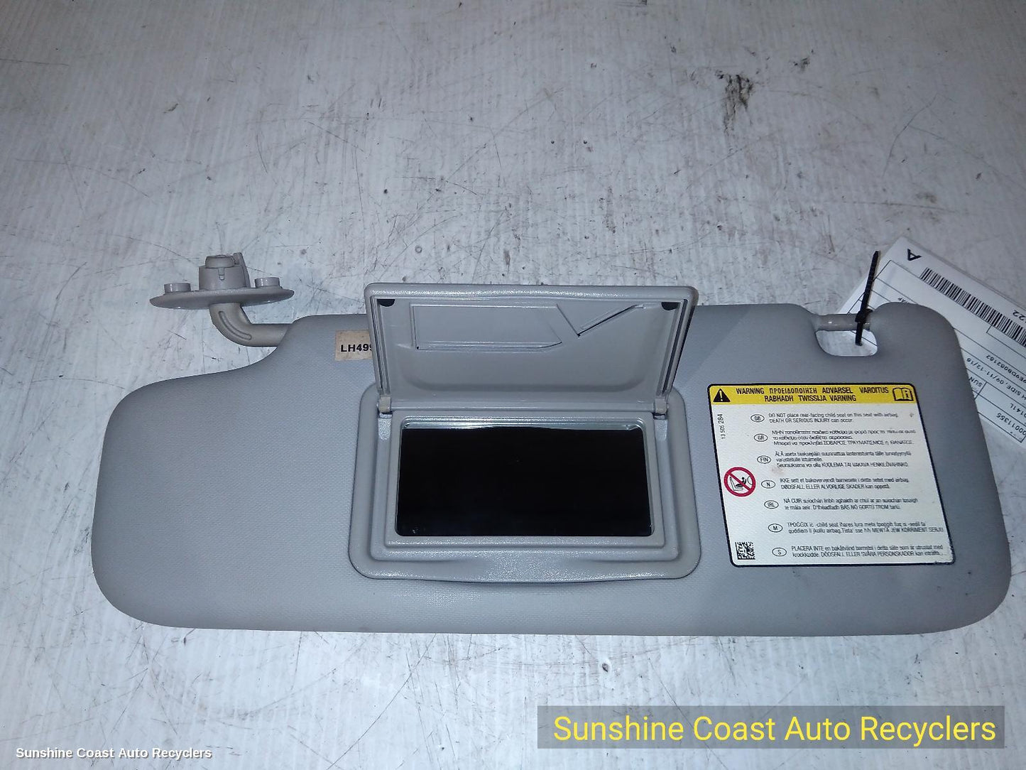 2012 Holden Barina Sunvisor