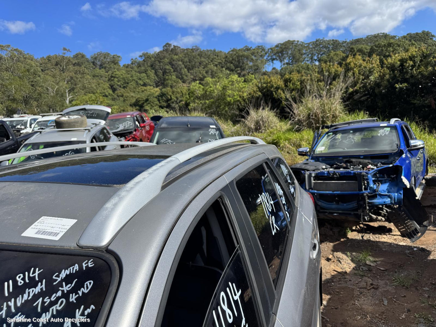 2009 Hyundai Santa Fe Roof Rack Bars