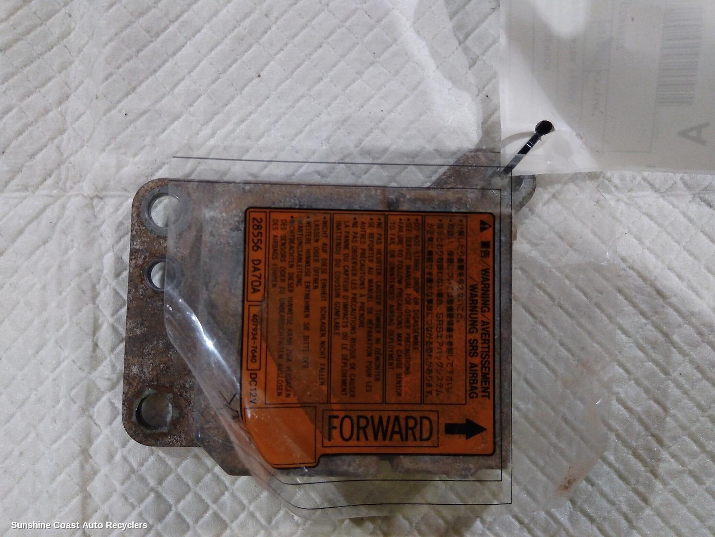 2010 Nissan Patrol Airbag Module Sensor
