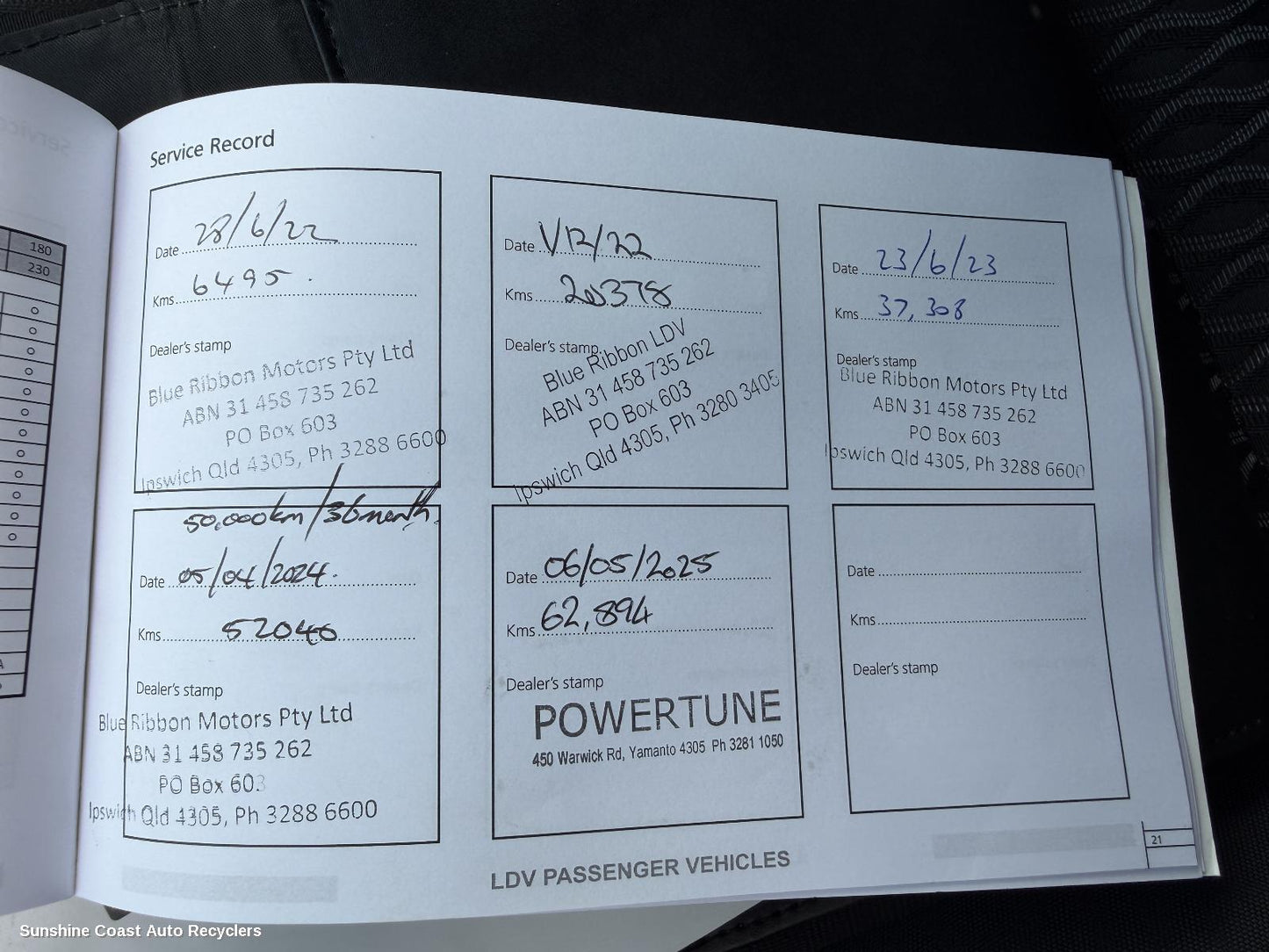 2017-2026 Ldv T60 Owners Handbook