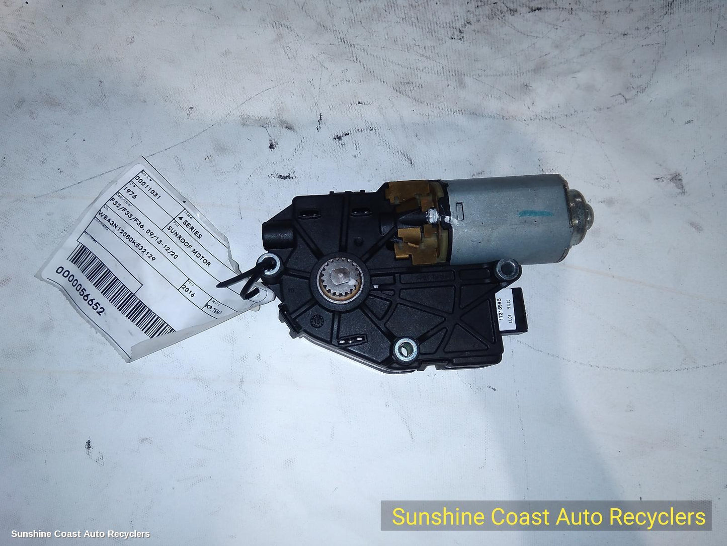2013-2020 Bmw 4 Series Sunroof Motor