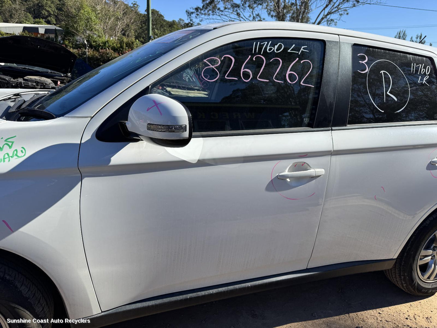2012 Mitsubishi Outlander Left Door Mirror