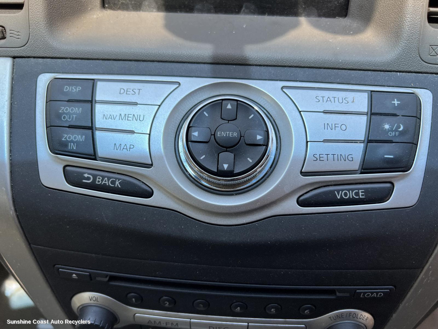 2010 Nissan Murano Radio Cd Dvd Sat Tv