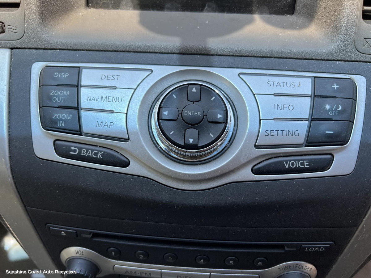 2008-2011 Nissan Murano Radio Cd Dvd Sat Tv