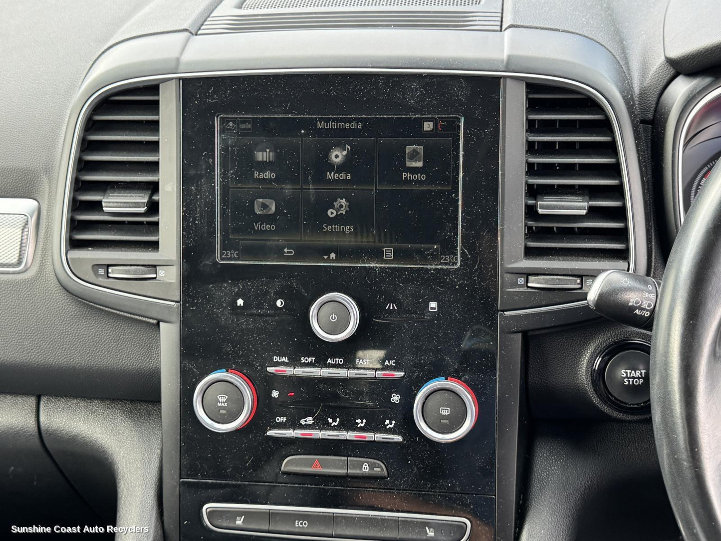 2016-2026 Renault Kaleos Heater Ac Controls