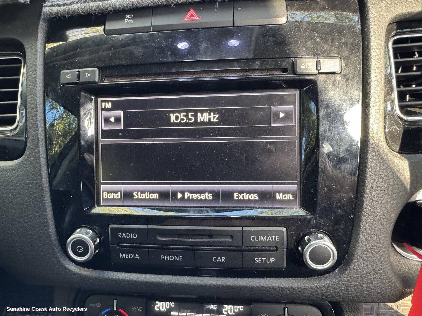 2012 Volkswagen Touareg Radio Cd Dvd Sat Tv