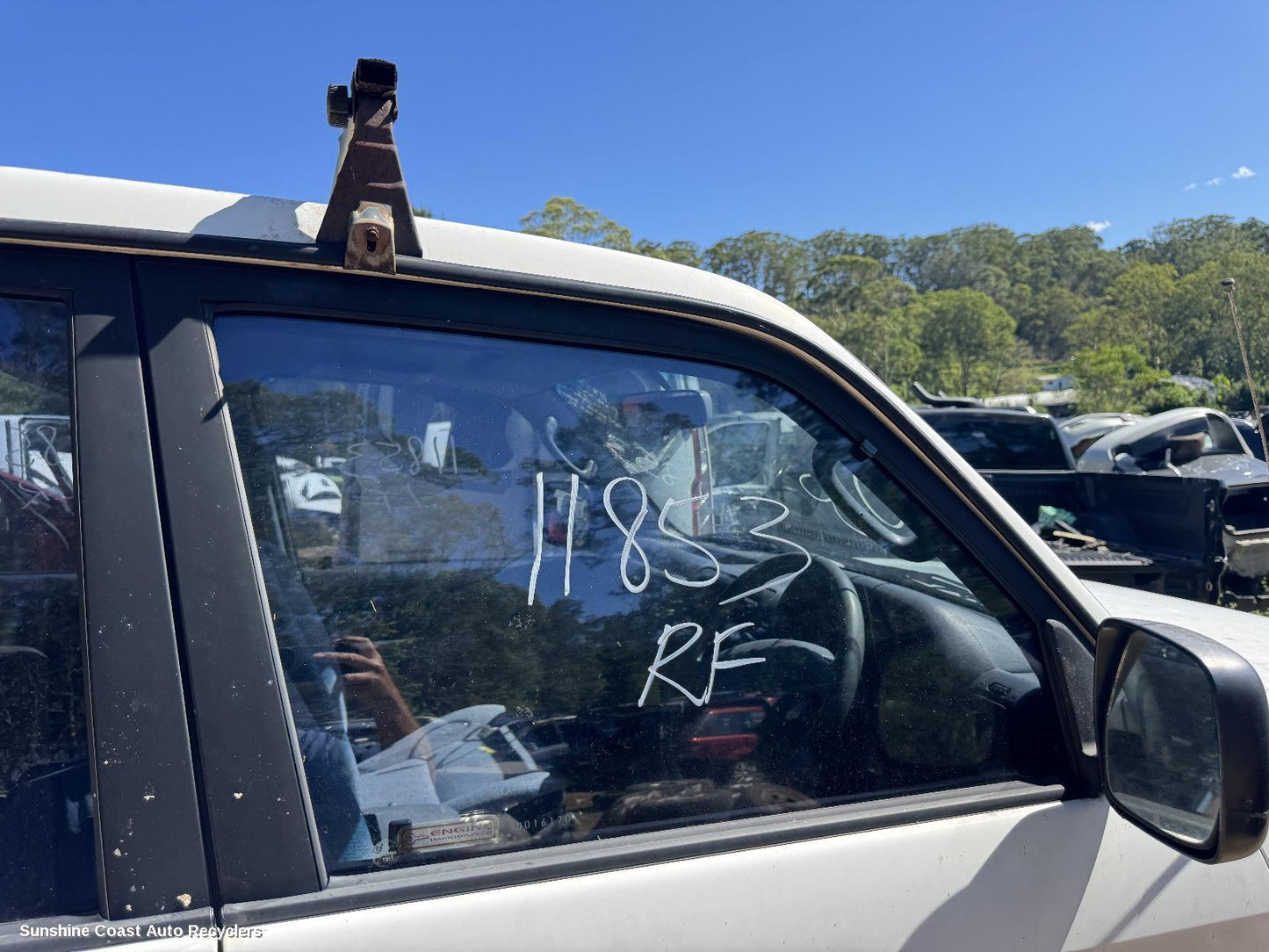 1998 Toyota Prado Right Front Door Window