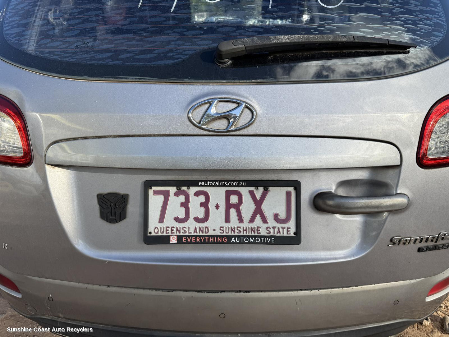 2010 Hyundai Santa Fe Bootlid Tailgate