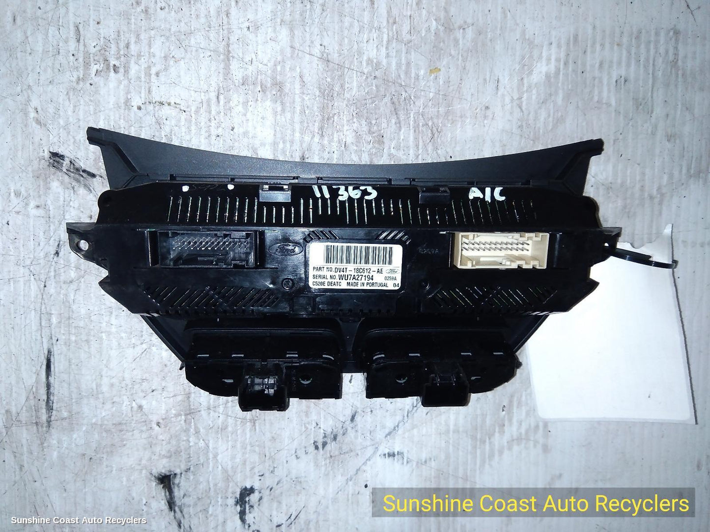 2015 Ford Kuga Heater Ac Controls