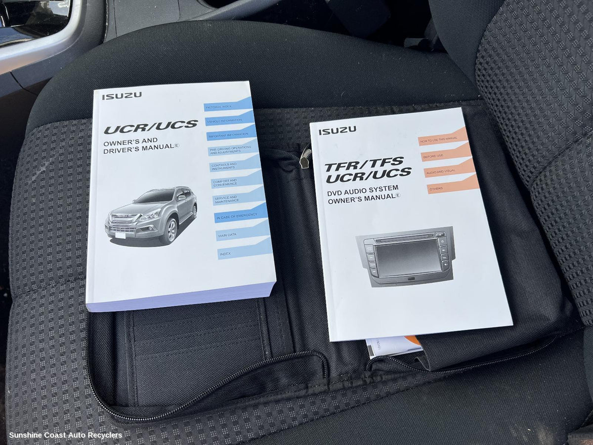 2017-2021 Isuzu Mu-x Owners Handbook