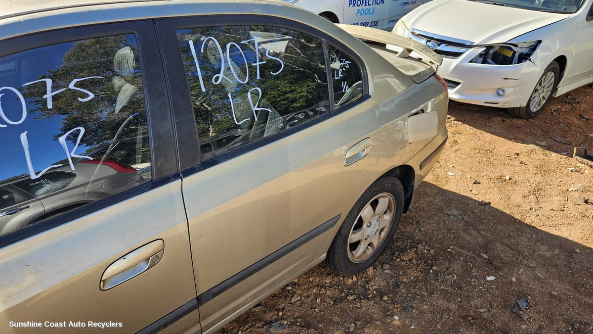 2000-2006 Hyundai Elantra Left Rear 1 4 Door Glass