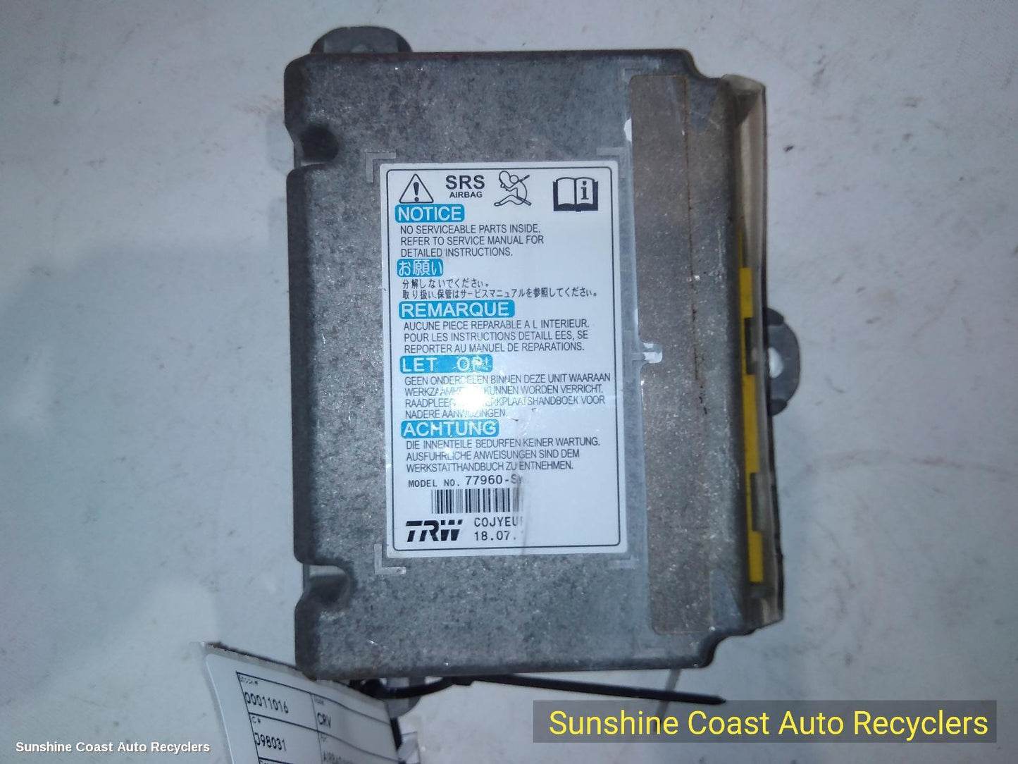 2007-2012 Honda Crv Airbag Module Sensor