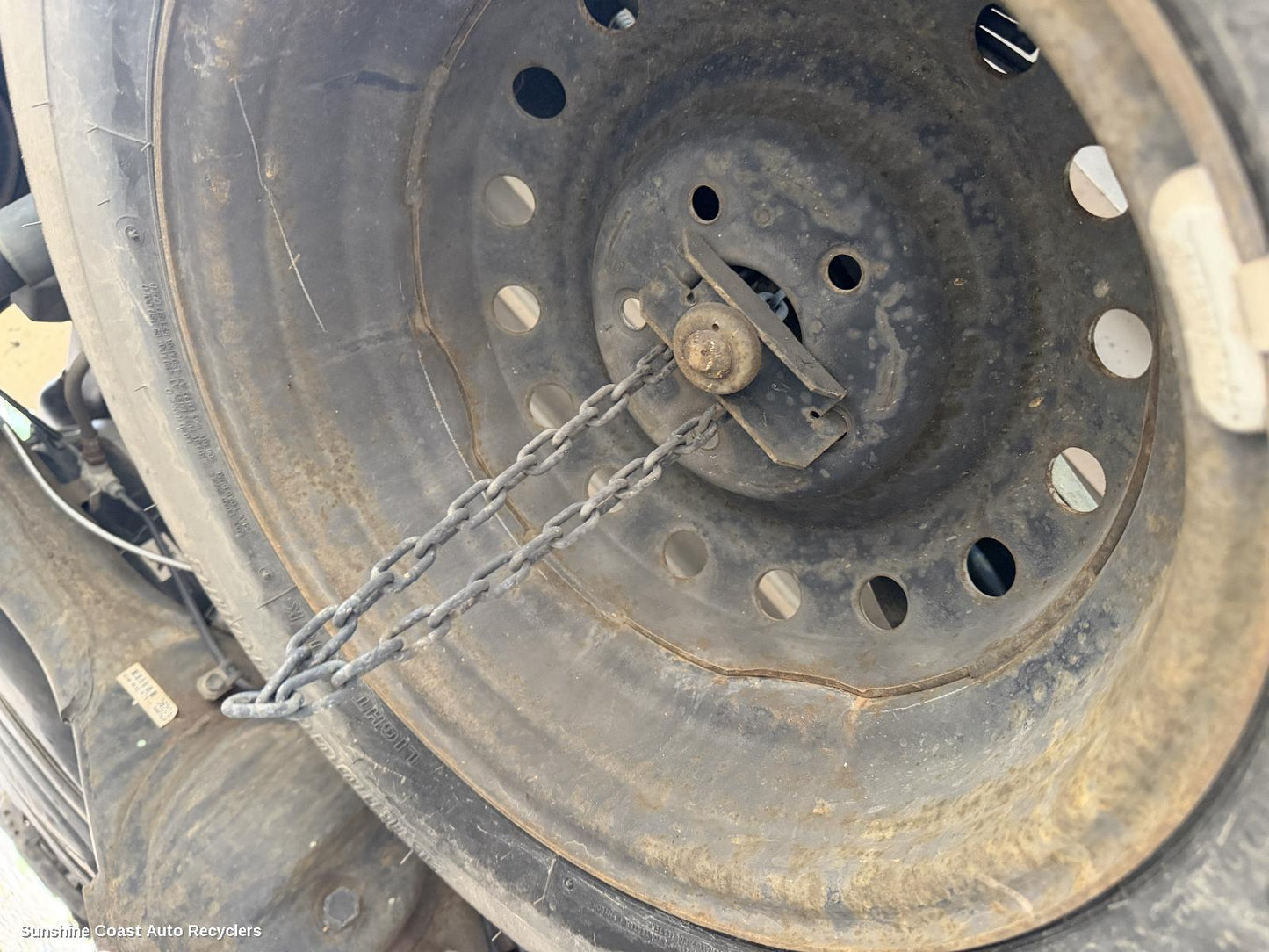 2012 Toyota Hilux Spare Wheel Winch