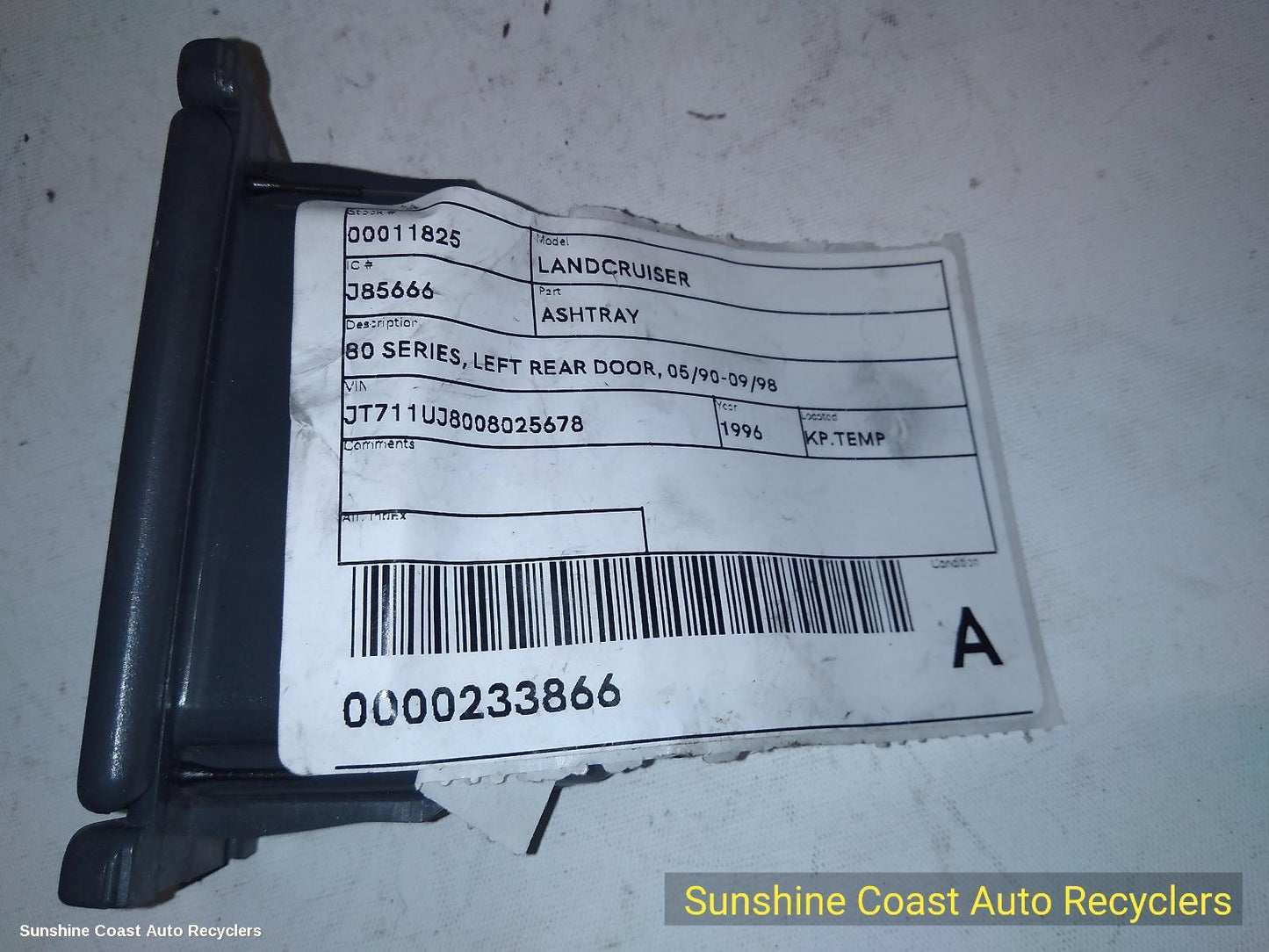 1990-1998 Toyota Landcruiser Ashtray