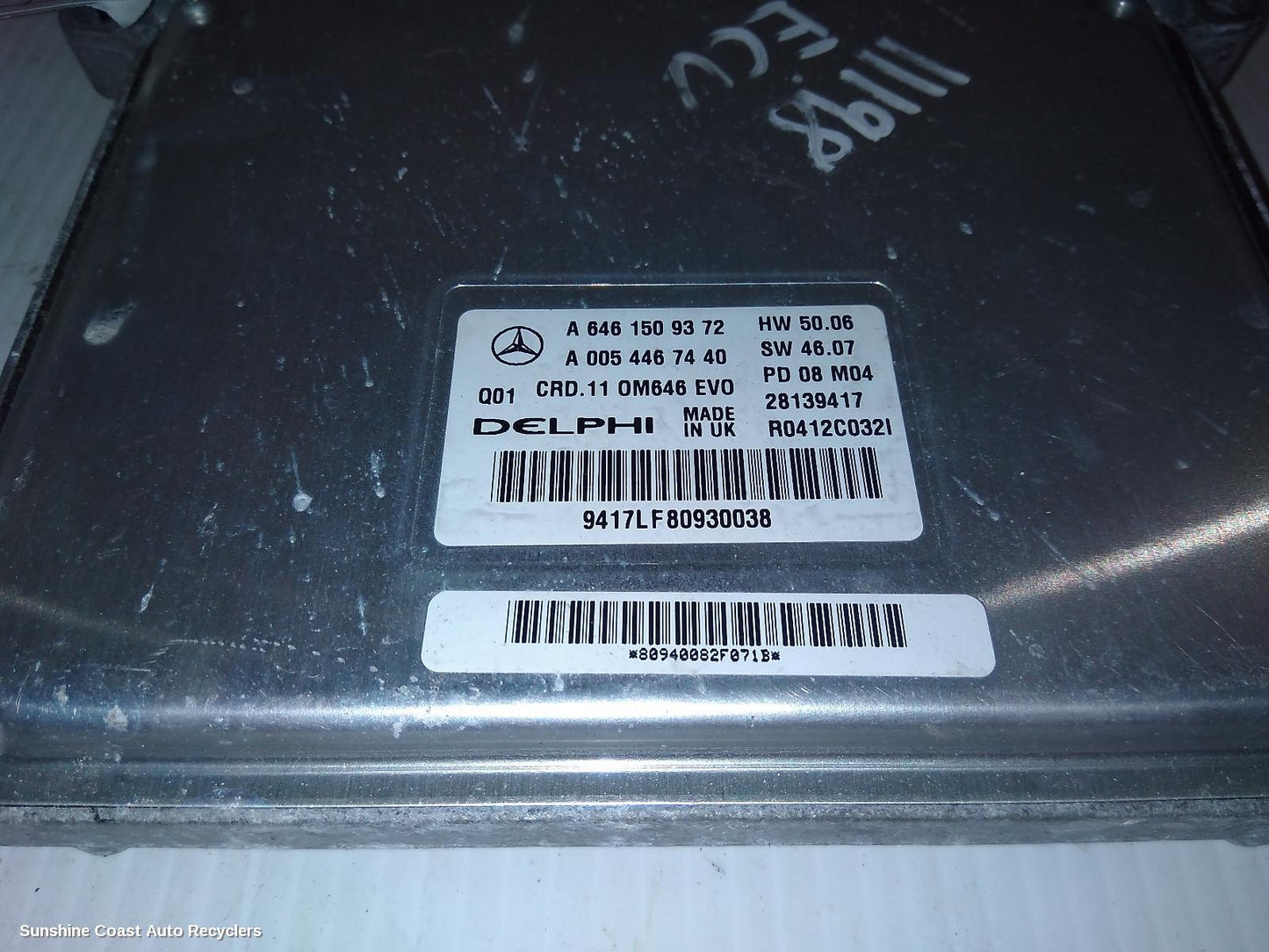 2008 Mercedes C Class Ecu