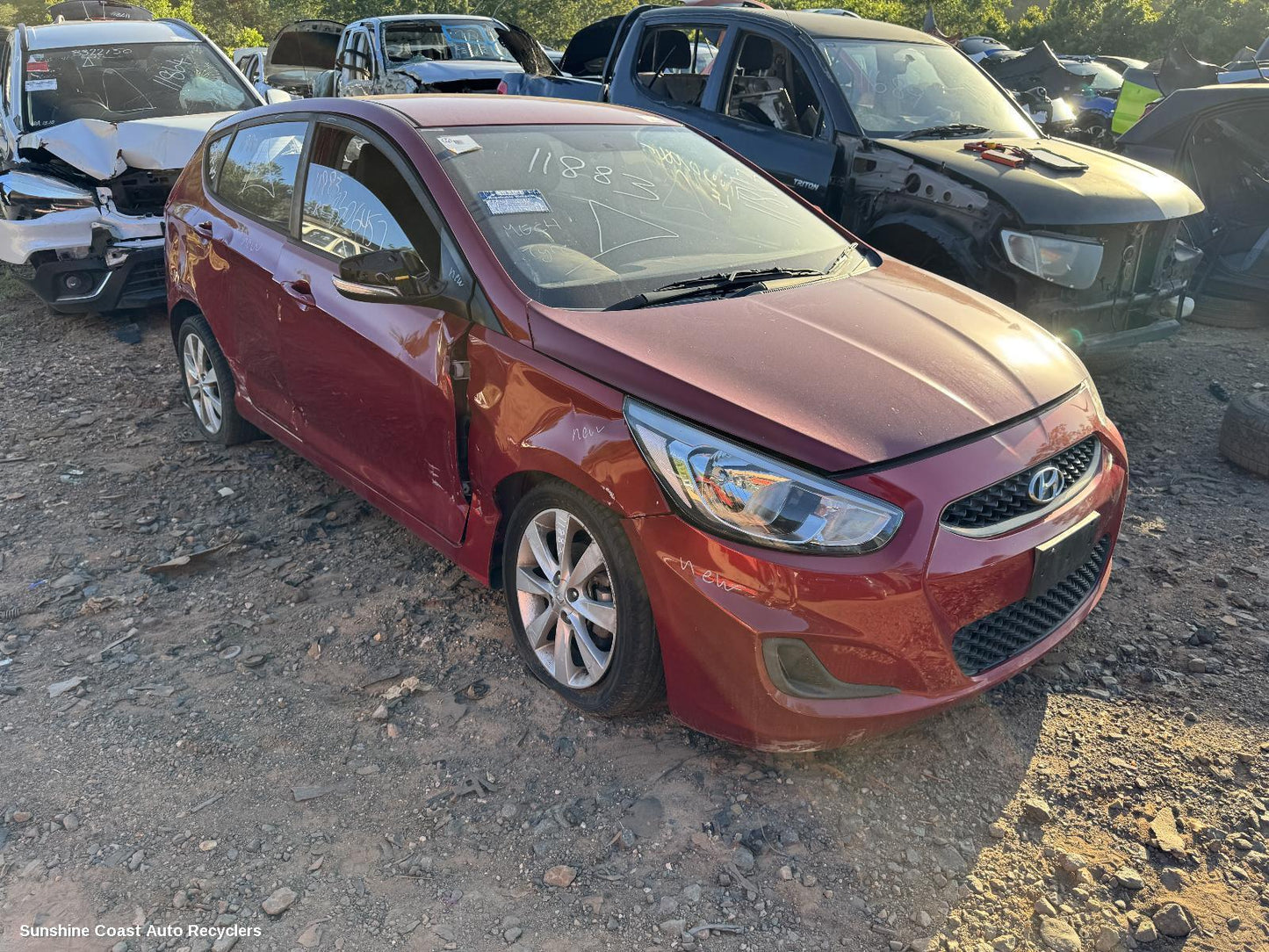 2013-2019 Hyundai Accent Front Bumper