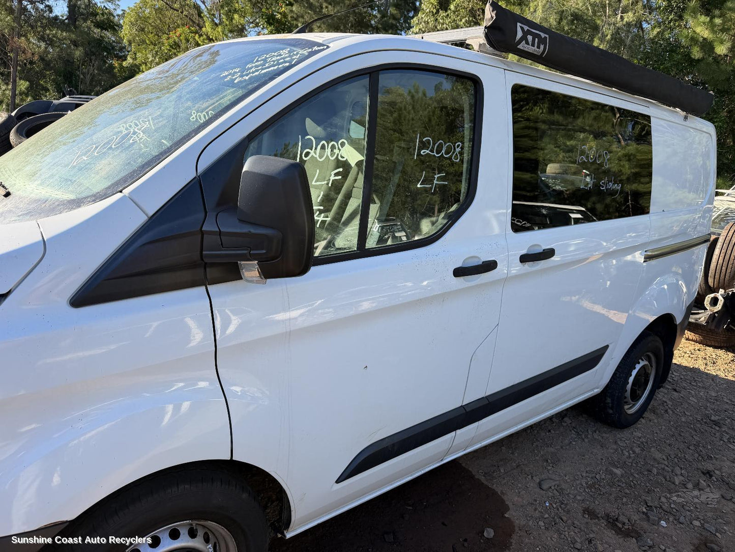 2013-2023 Ford Transit Custom Left Front 1 4 Door Glass