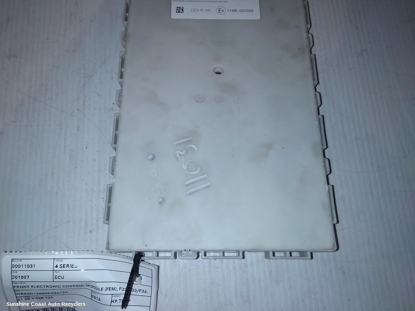 2016 Bmw 4 Series Ecu