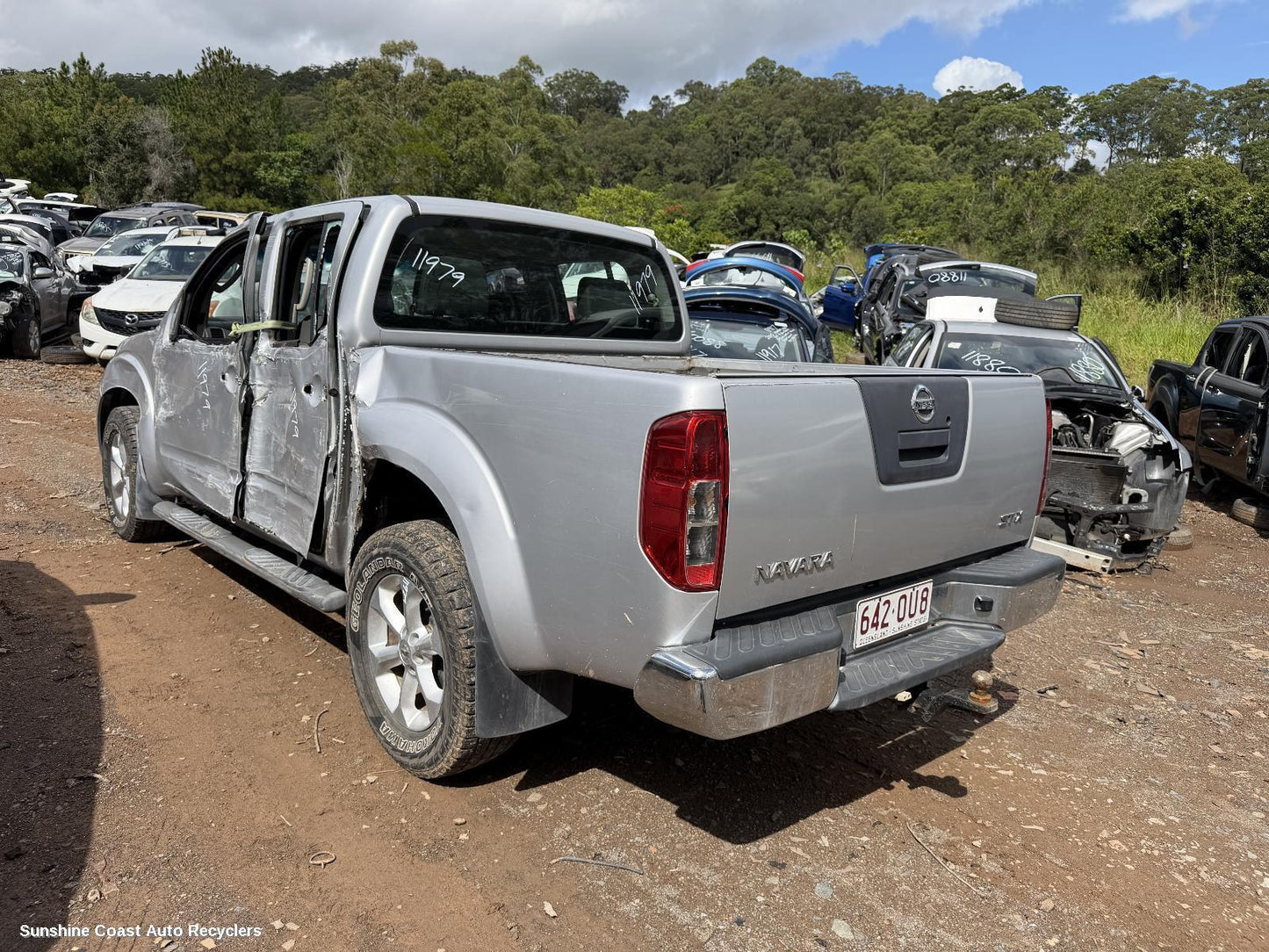 2005-2015 Nissan Navara Spare Wheel Winch
