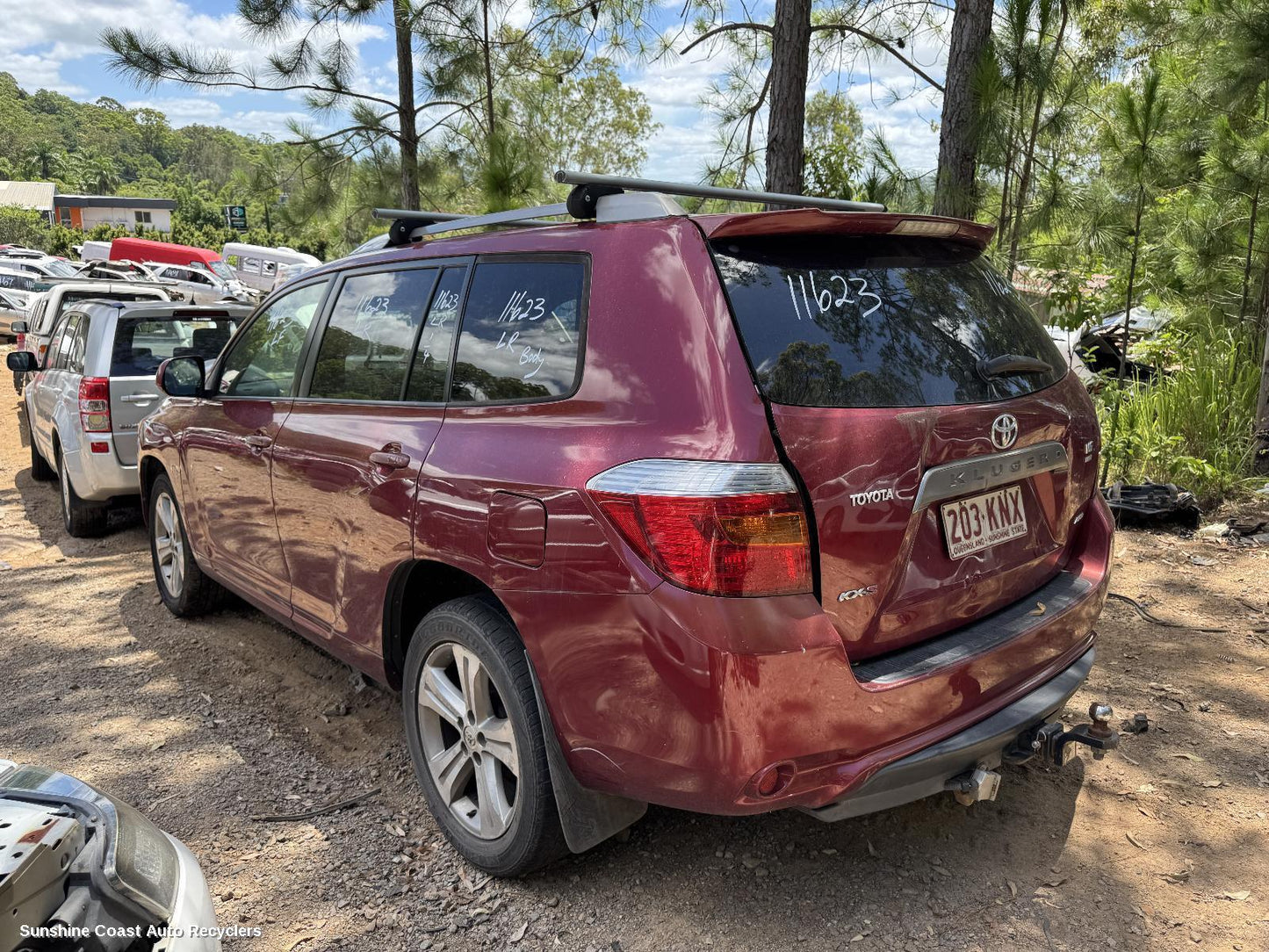 2007 Toyota Kluger Rear Bumper
