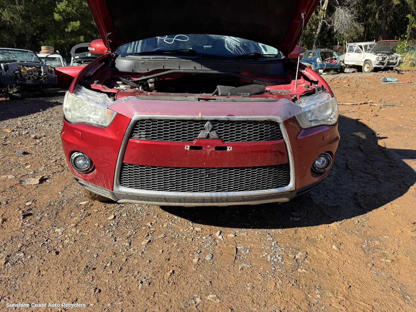 2010 Mitsubishi Outlander Front Bumper