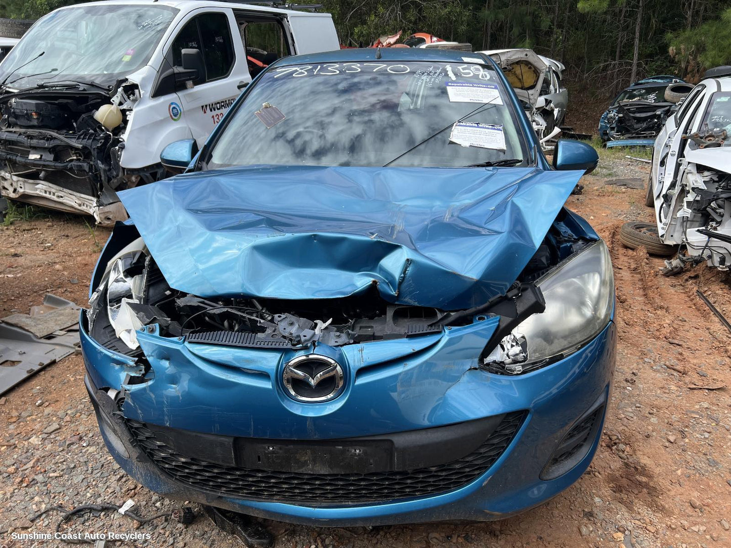 2012 Mazda 2 Steering Column