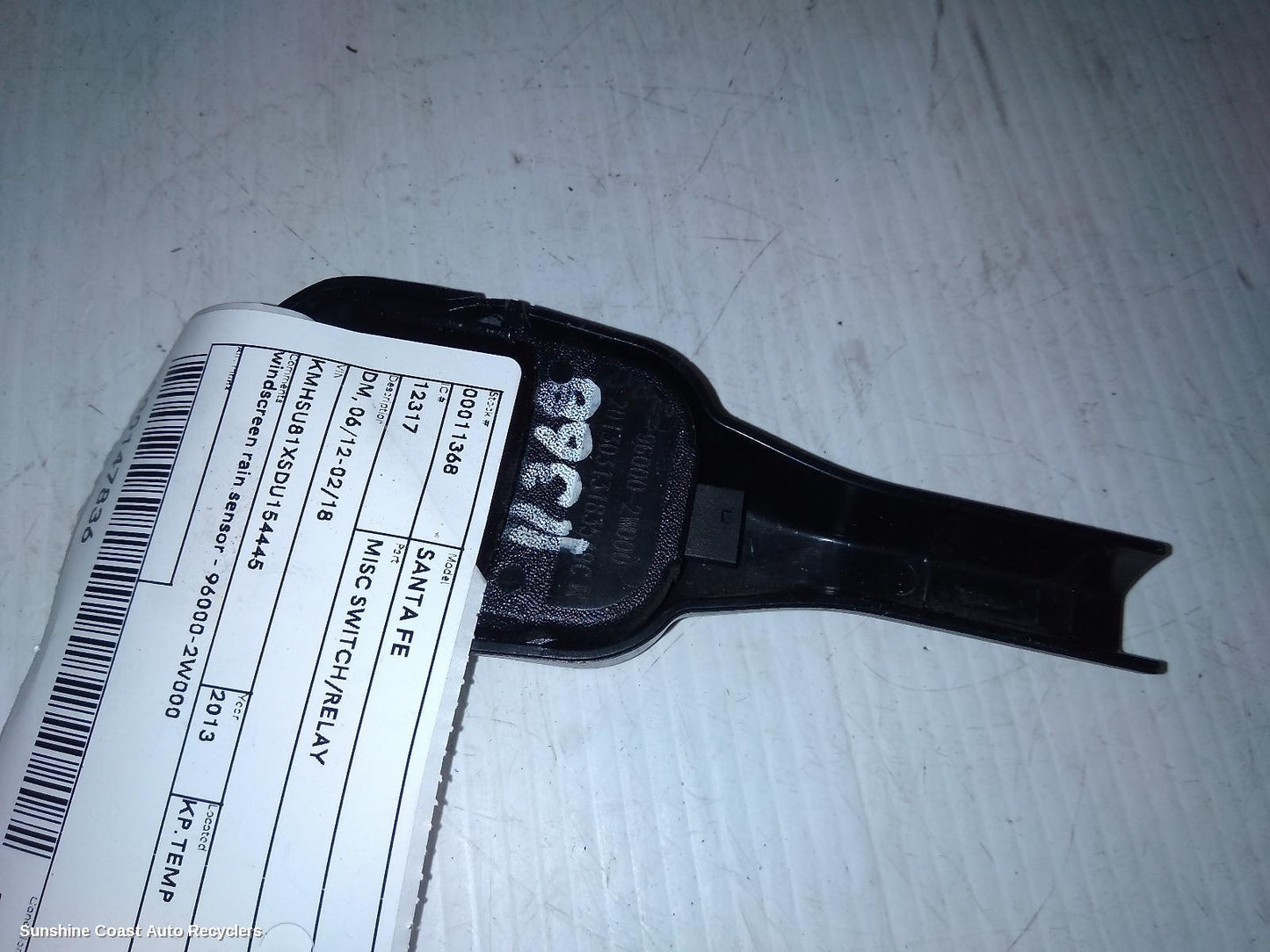 2013 Hyundai Santa Fe Misc Switch Relay