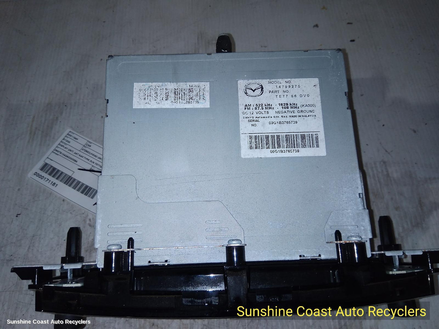 2009 Mazda Cx9 Radio Cd Dvd Sat Tv